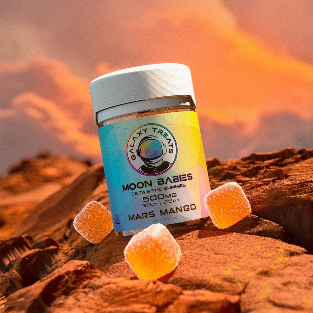 Galaxy Treats Delta 8 Gummies | Mars Mango