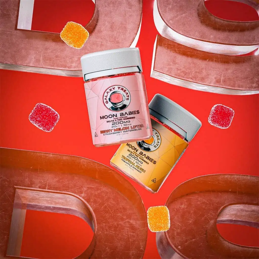 Galaxy Treats Delta 9 Gummies Review | Tropical Kush & Berry Lemon Lifter
